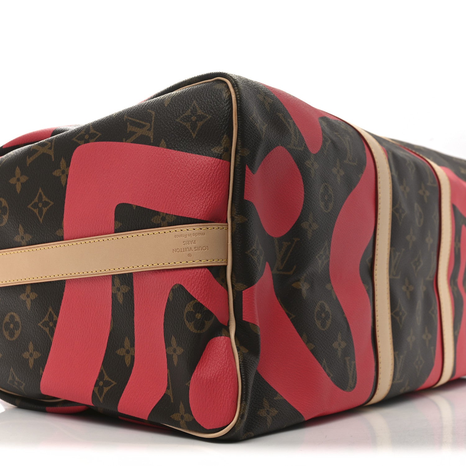 Louis Vuitton Monogram Tahitienne Saint Tropez Keepall Bandouliere 50 8 of 9