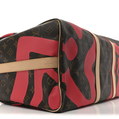 Louis Vuitton Monogram Tahitienne Saint Tropez Keepall Bandouliere 50 8 of 9