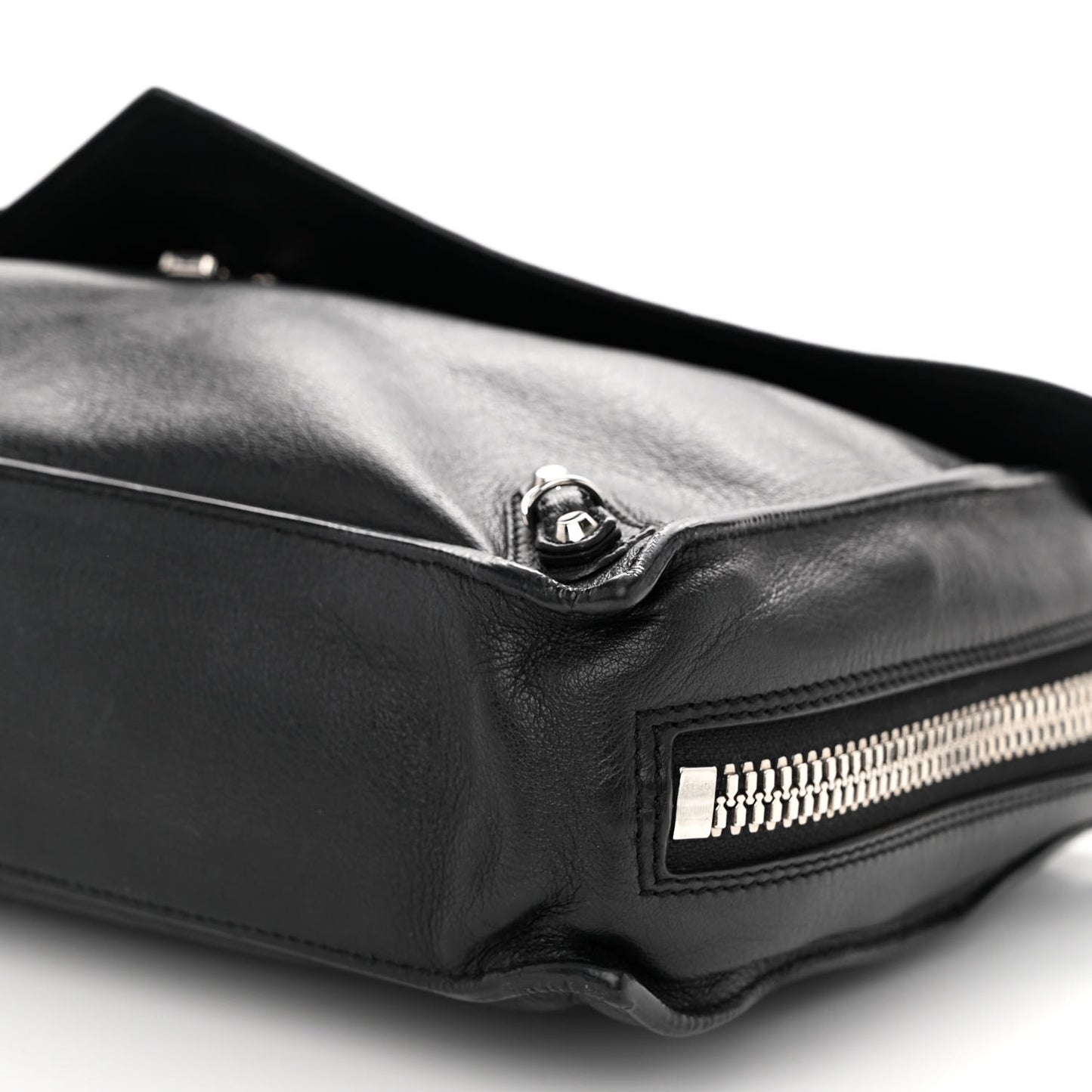 Calfskin Papier Sight Clutch Black