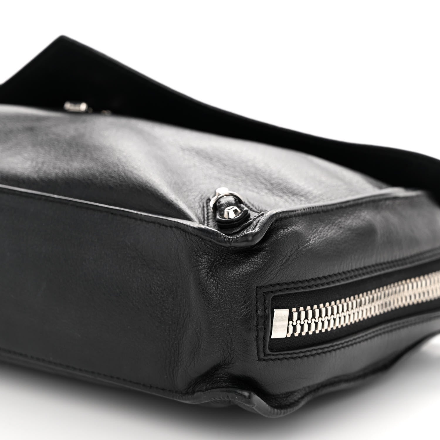 Balenciaga Calfskin Papier Sight Clutch Black 9 of 11