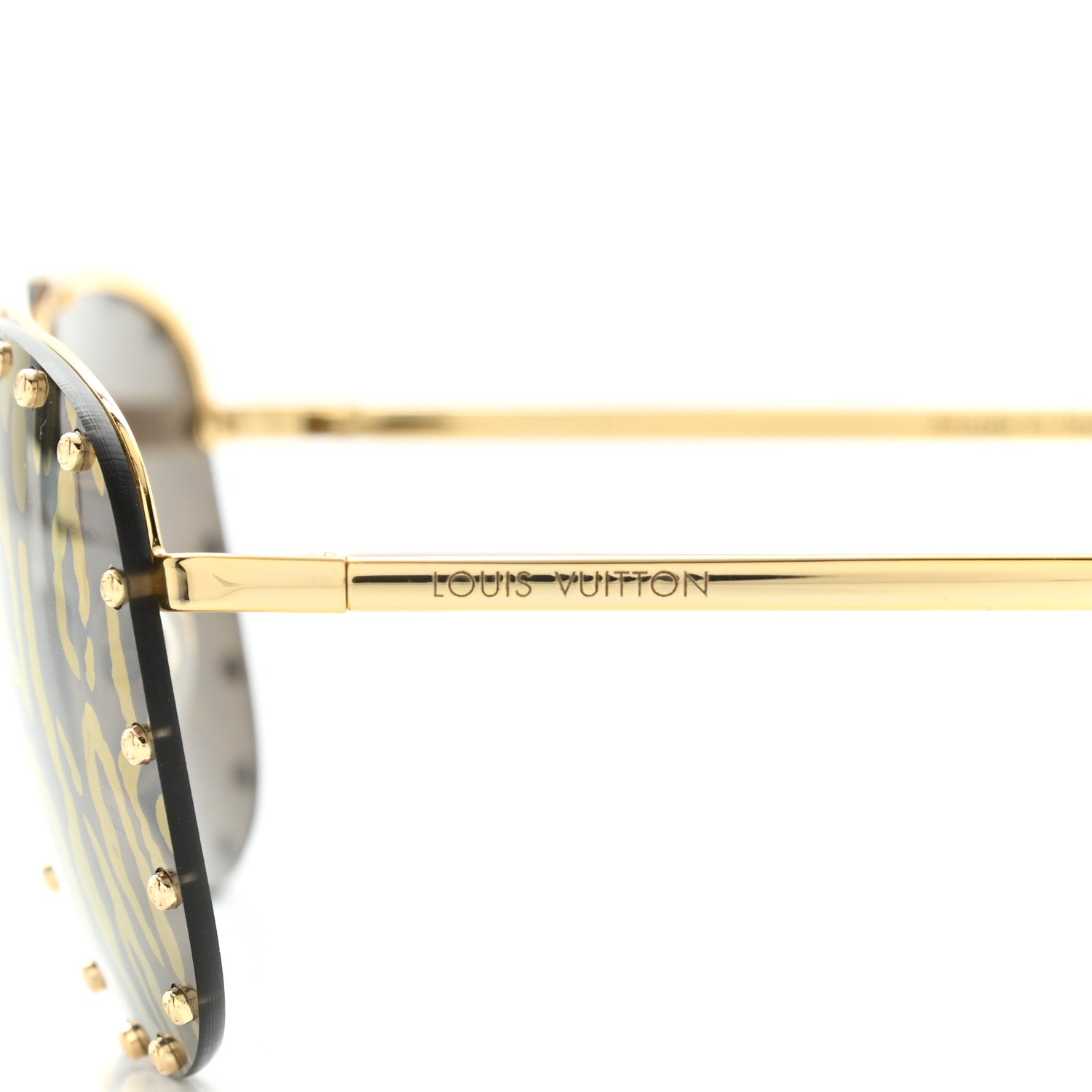 Louis Vuitton Aviator Sunglasses Z1115U Brown 5 of 9