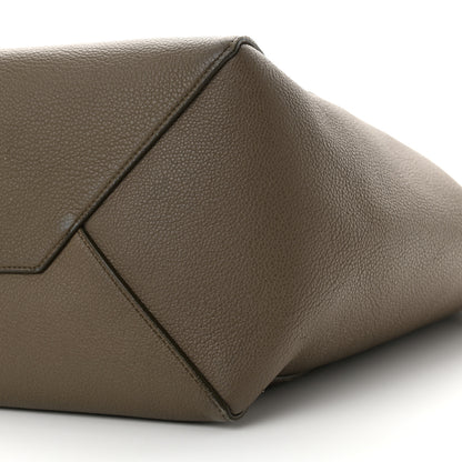 Celine Soft Grained Calfskin Small Belt Cabas Phantom Taupe 10 of 17