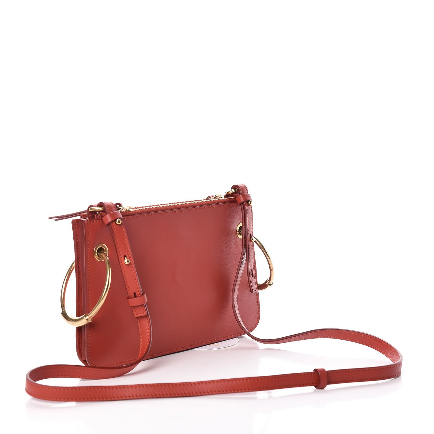 Calfskin Suede Mini Roy Bag Earthy Red