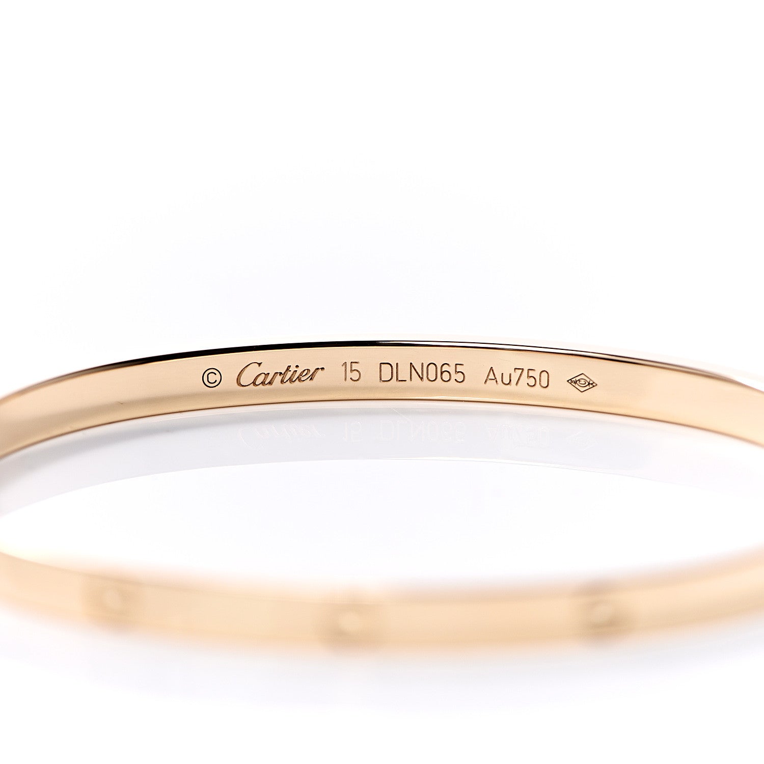 Cartier 18K Yellow Gold Small LOVE Bracelet 15 4 of 6