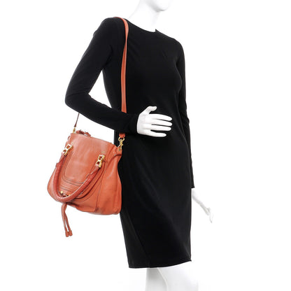 Chloe Calfskin Small Marcie Satchel Maple Leaf 2 of 10