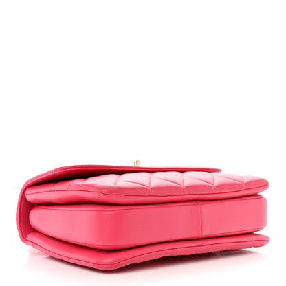 Chanel Lambskin Quilted Small Trendy CC Dual Handle Bag Dark Pink 4 of 16