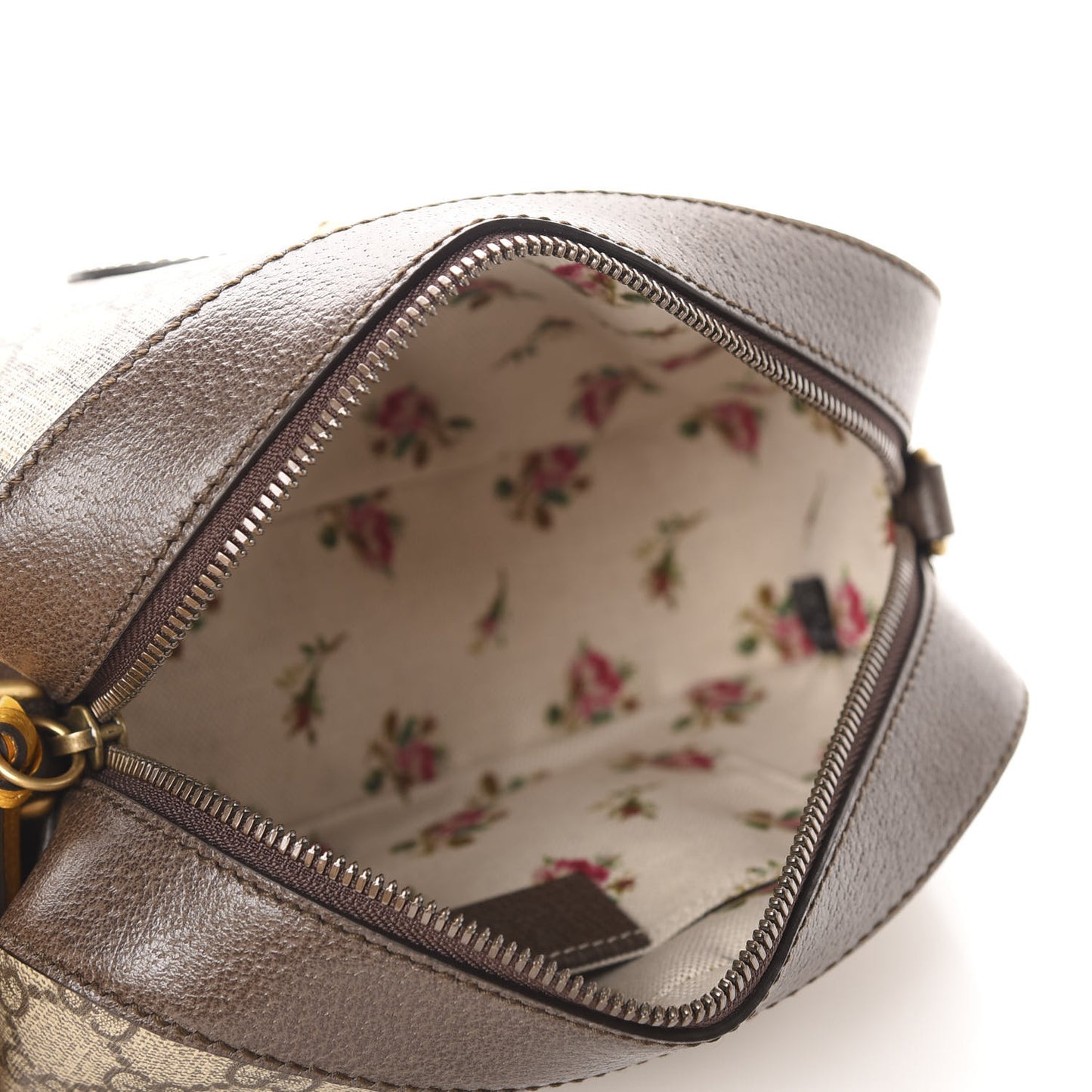 GG Supreme Monogram Web Neo Vintage Shoulder Bag Beige New Acero Crop