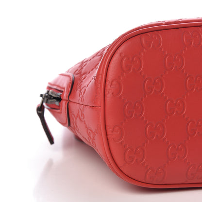 Gucci Guccissima Mini Dome Bag Red 9 of 10
