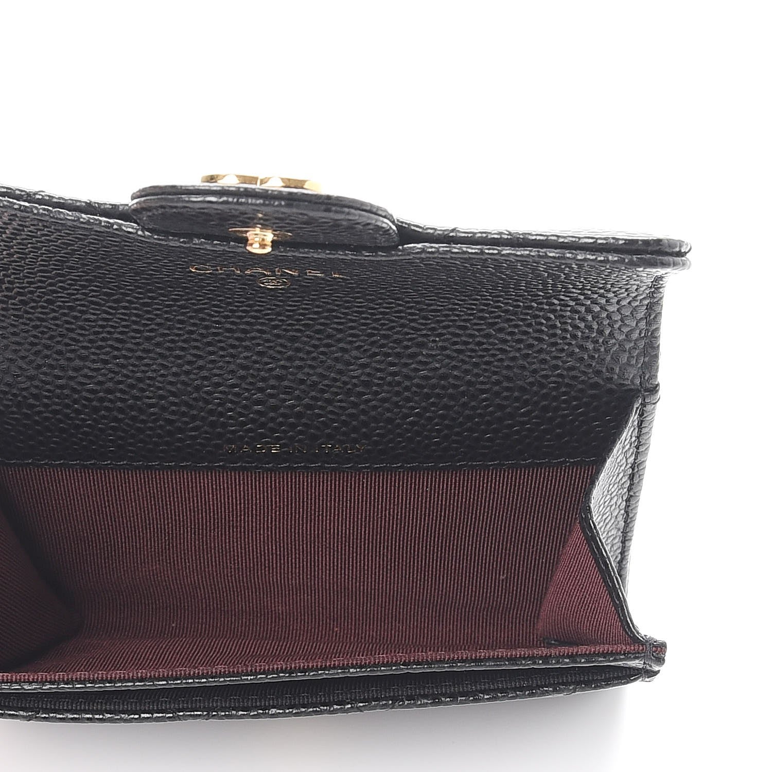 Chanel Caviar Quilted Flap Card Holder Black 5 of 9