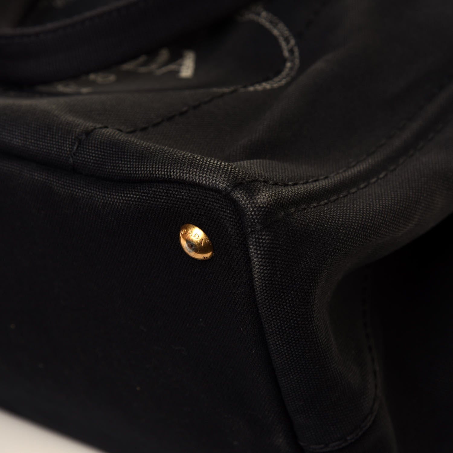 Prada Canapa Small Logo Tote Black 9 of 12