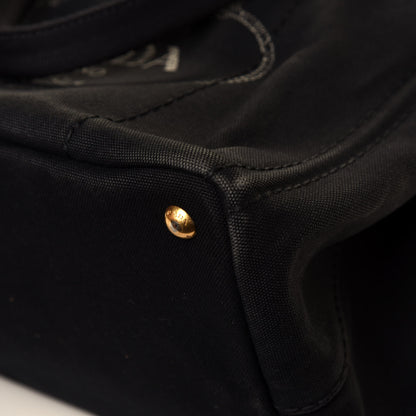 Prada Canapa Small Logo Tote Black 9 of 12