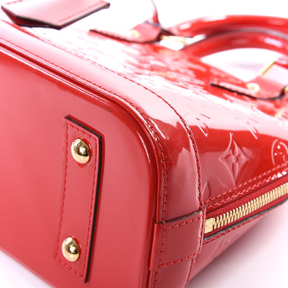 Louis Vuitton Vernis Alma BB Cherry 6 of 12