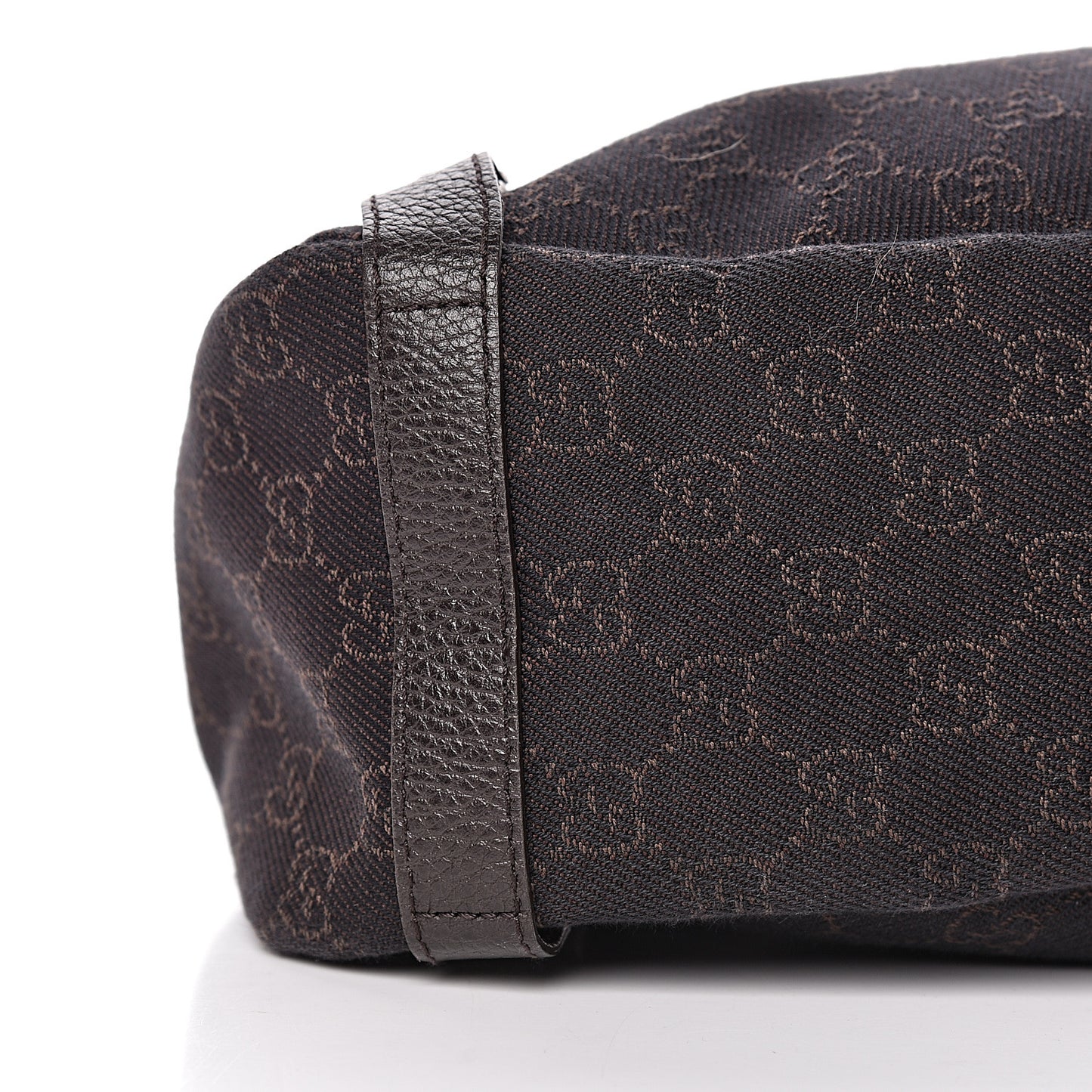 Monogram Medium Abbey Shoulder Bag Chocolate