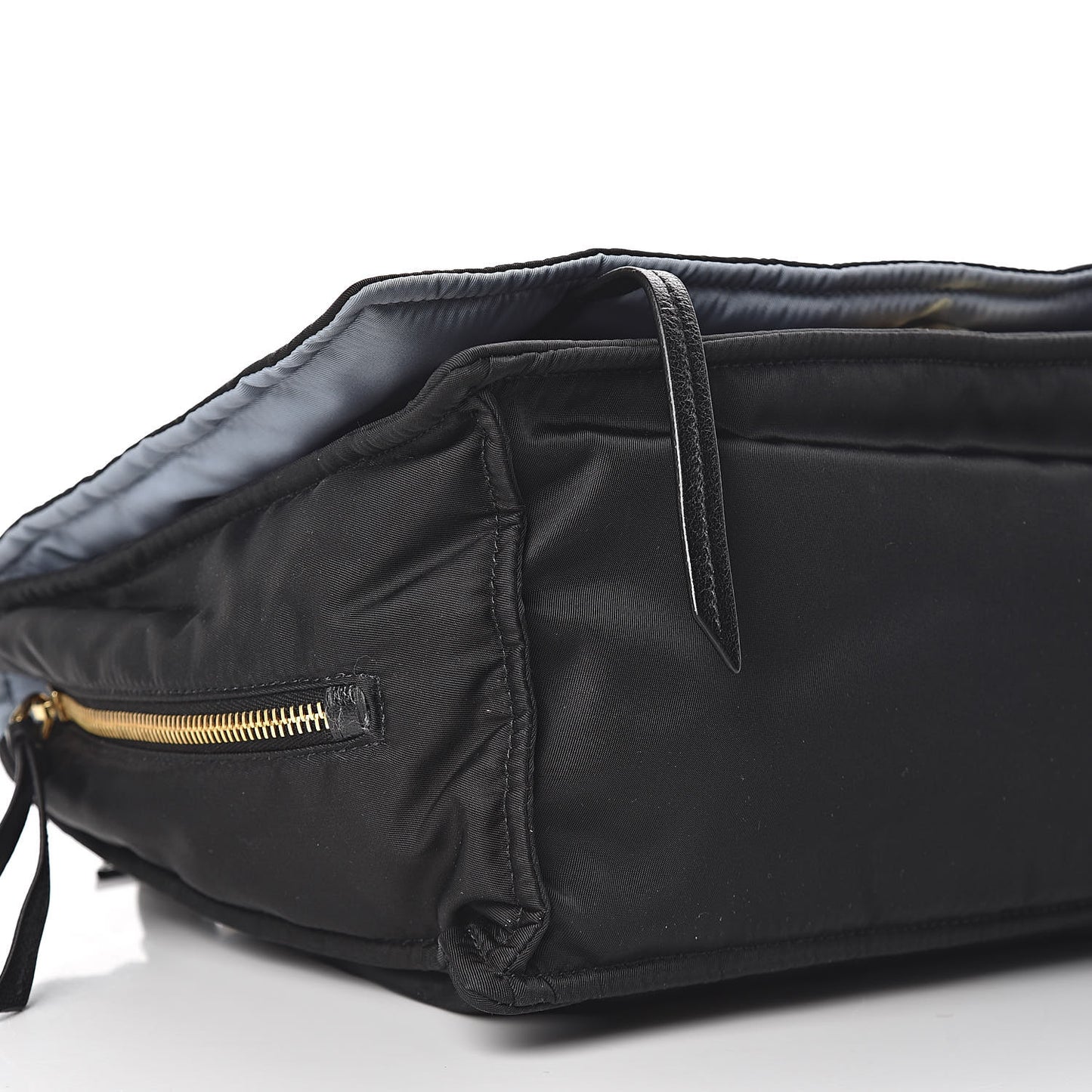 Tessuto Nylon Etiquette Flap Black Soleil