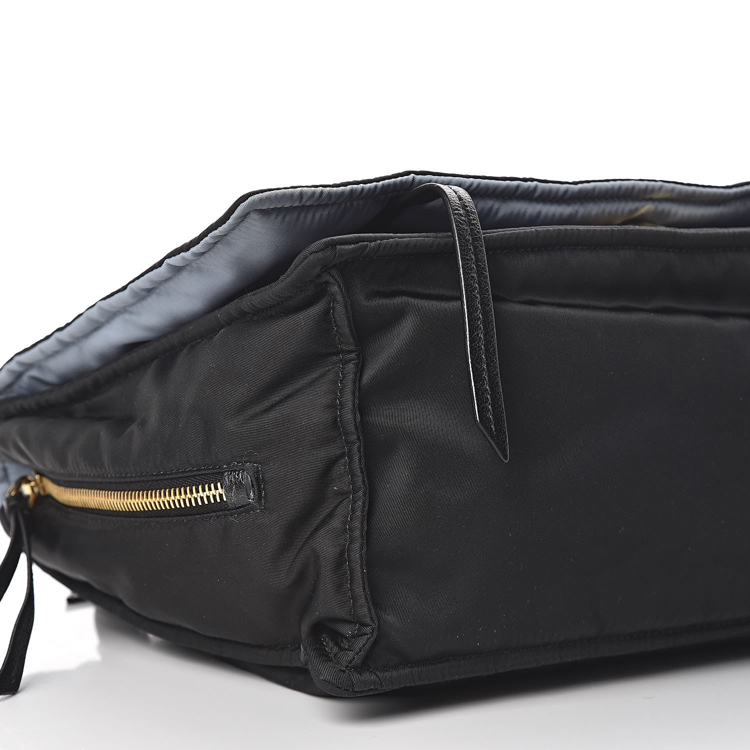 Prada Tessuto Nylon Etiquette Flap Black Soleil 9 of 11