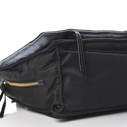 Prada Tessuto Nylon Etiquette Flap Black Soleil 9 of 11