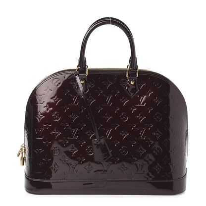 Louis Vuitton Vernis Alma MM Amarante 1 of 8