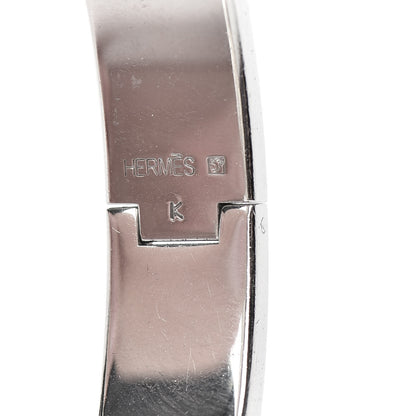 Hermes Enamel Narrow Clic Clac H Bracelet PM Jaune Soleil 4 of 4