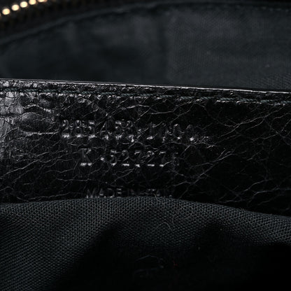 Balenciaga Agneau Giant 12 Gold Hardware Premier Clutch Black 8 of 10