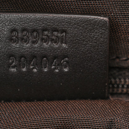 Gucci Guccissima Large GG Charm Convertible Dome Satchel Dark Brown 7 of 10