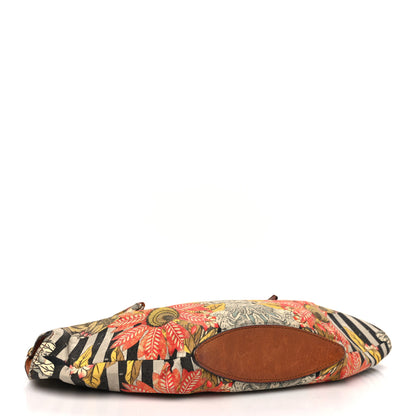 Alexander McQueen Silk Floral Print De Manta Clutch Multicolor 4 of 9