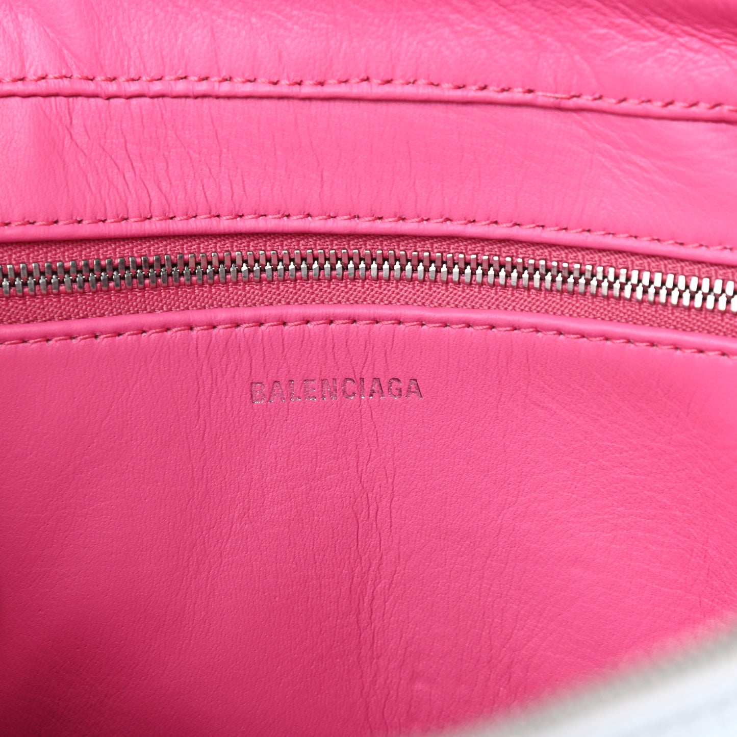 Calfskin XS Triangle Duffle White
