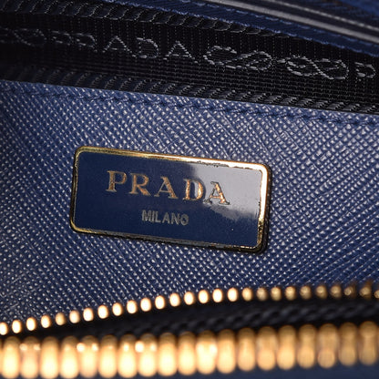 Prada Saffiano Lux Medium Promenade Tote Bluette 7 of 9