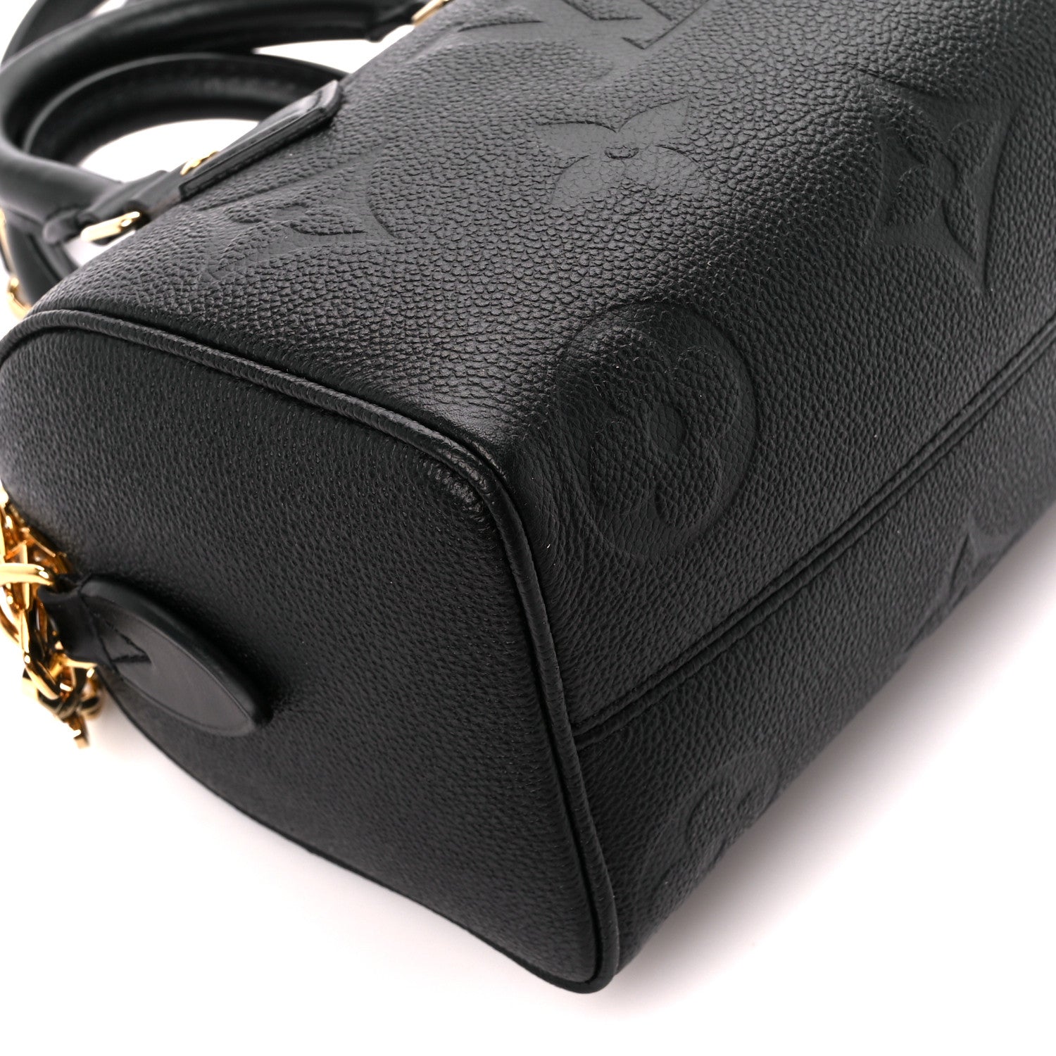 Louis Vuitton Empreinte Monogram Giant Speedy Bandouliere 20 Black 9 of 11