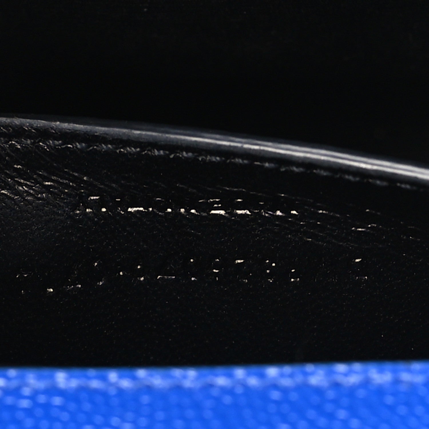 Saint Laurent Grain De Poudre Classic Monogram Cassandre Clutch Blue Majorelle 7 of 9