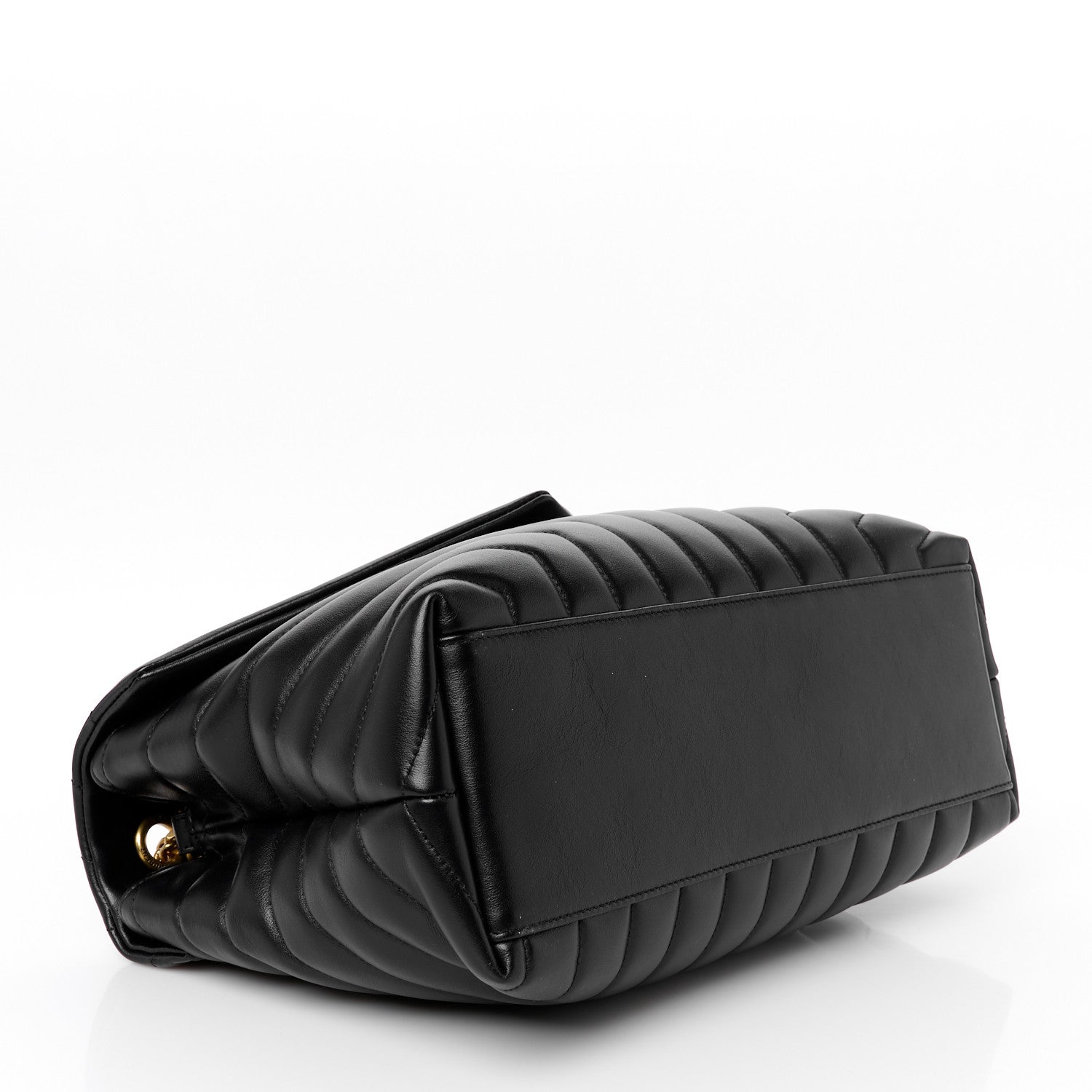 Saint Laurent Calfskin Y Quilted Monogram Medium Loulou Chain Satchel Black 4 of 11