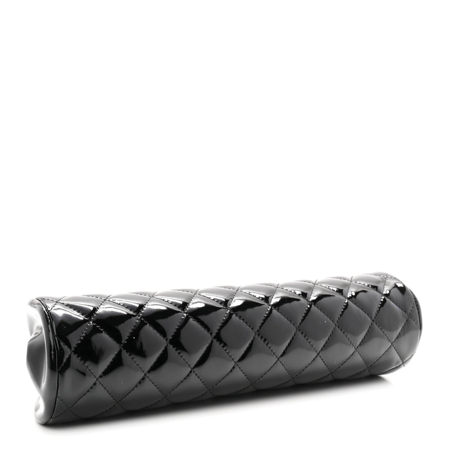 Patent Quilted Timeless Clutch Black