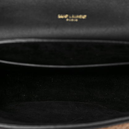 Saint Laurent Woven Raffia Monogram Kaia Satchel Tan 5 of 8