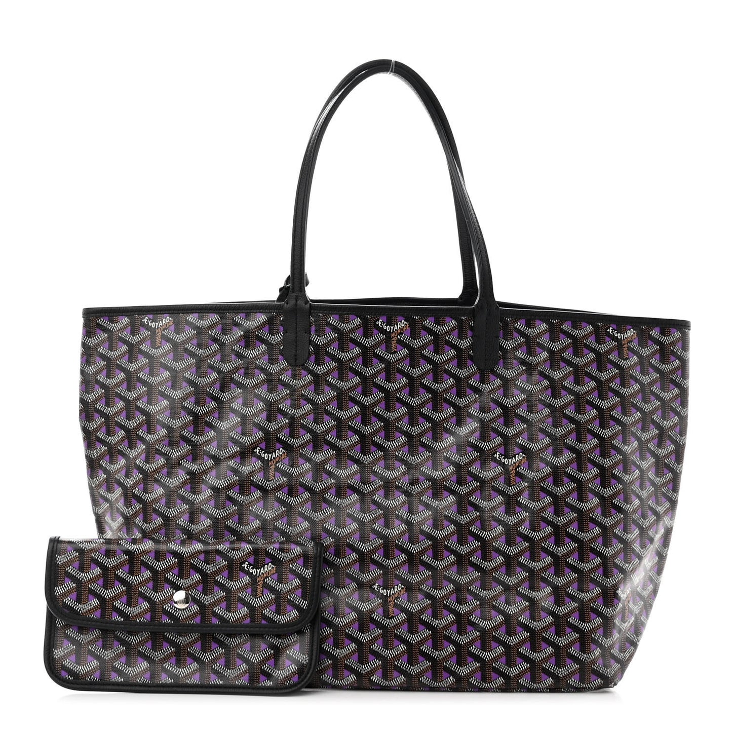 Goyardine Saint Louis Claire Voie PM Black Violet