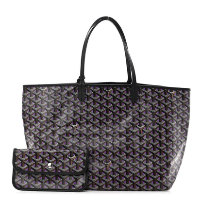 Goyard Goyardine Saint Louis Claire Voie PM Black Violet 1 of 10