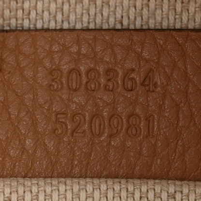 Gucci Pebbled Calfskin Small Soho Disco Bag Camelia 7 of 12