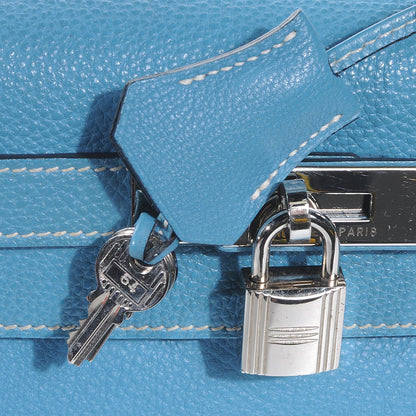 Hermes Taurillon Clemence Kelly 28 Blue Jean 10 of 10