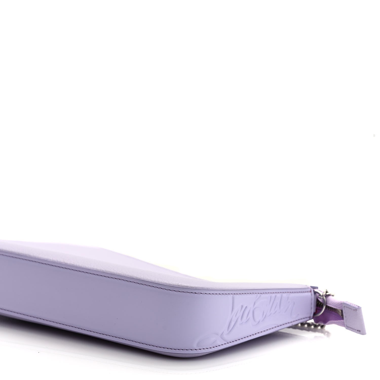 Christian Louboutin Calfskin Loubila Hybrid Pouch Lilac 8 of 9