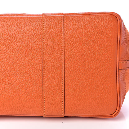Hermes Toile Negonda Garden Party Tote 36 MM Orange 12 of 12