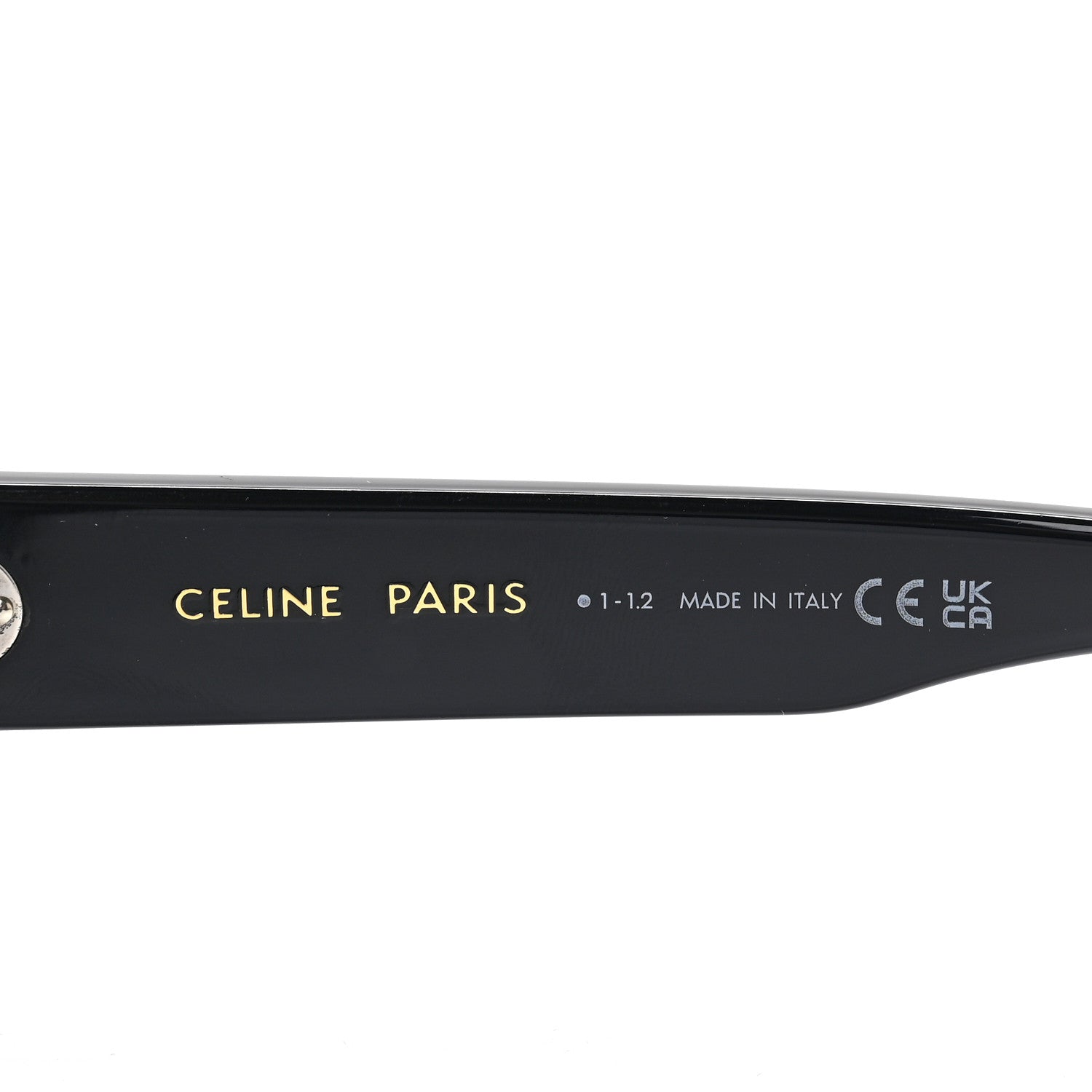 Celine Acetate Cat Eye Sunglasses CL40252I Black 5 of 6