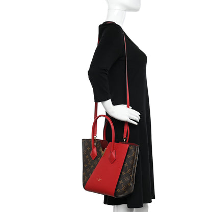 Louis Vuitton Calfskin Monogram Kimono Tote PM Cherry 2 of 10