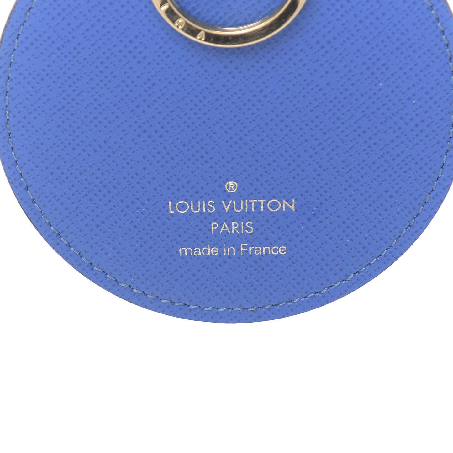 Monogram 2019 Christmas Animation Venice Bag Charm Key Ring Blue