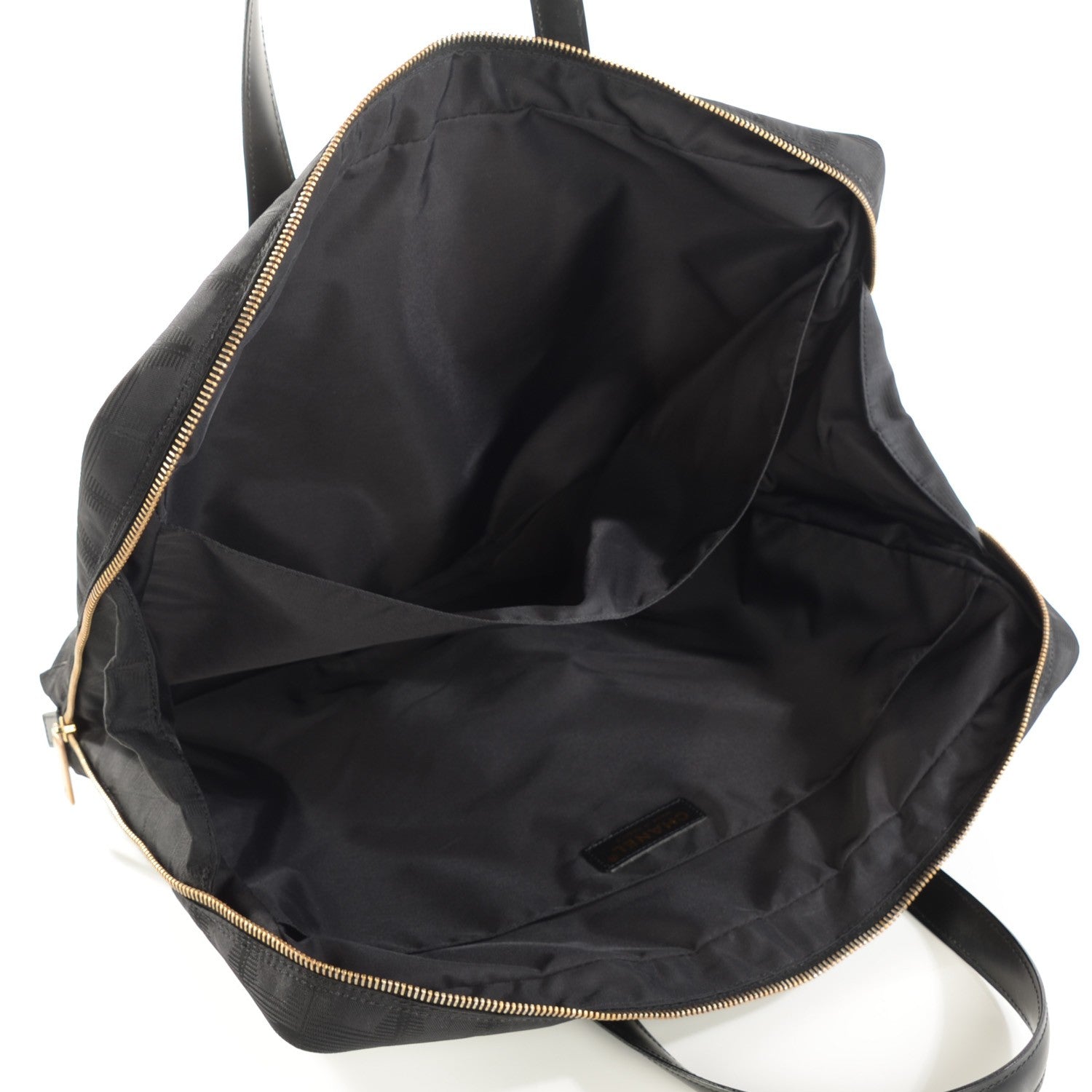 Chanel Nylon Travel Laptop Tote Black 7 of 7