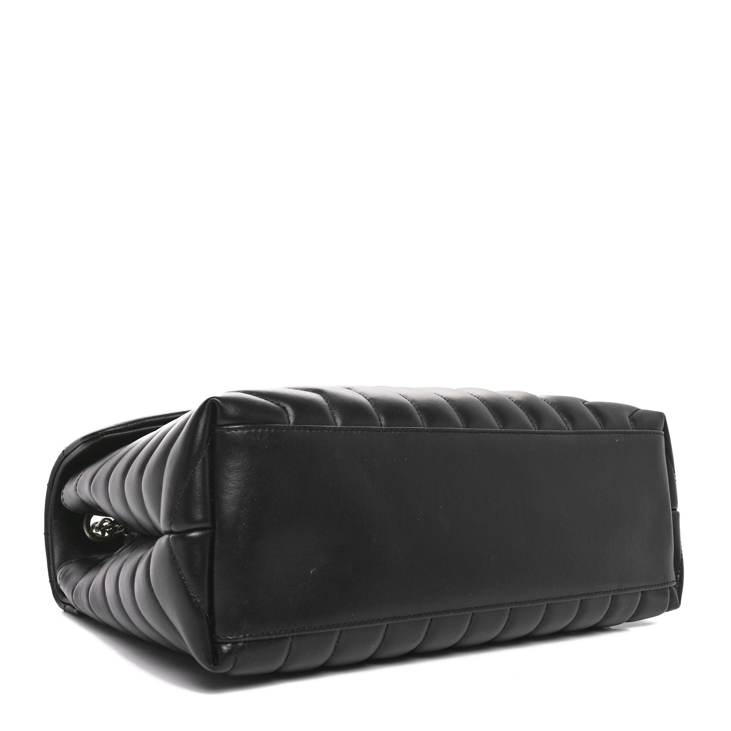 Saint Laurent Calfskin Y Quilted Monogram Medium Loulou Chain Satchel Black 4 of 10