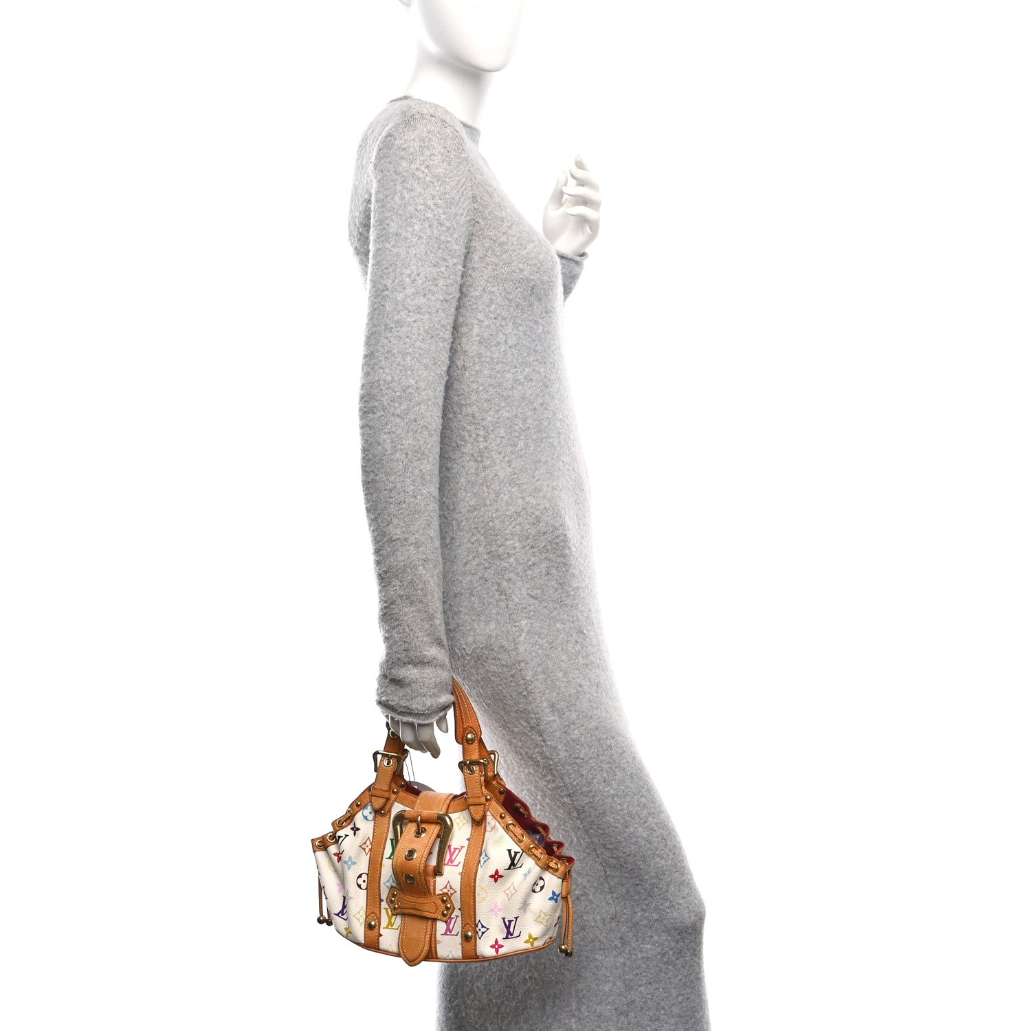 Louis Vuitton Monogram Multicolor Theda GM White 2 of 13