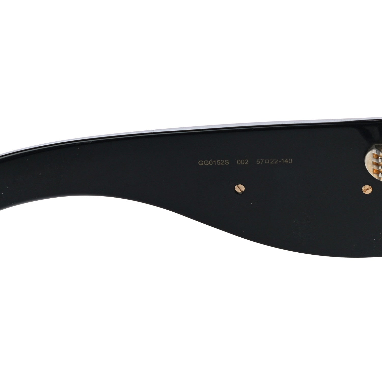 Gucci Oversized Aviator Sunglasses GG0152S Black 7 of 9