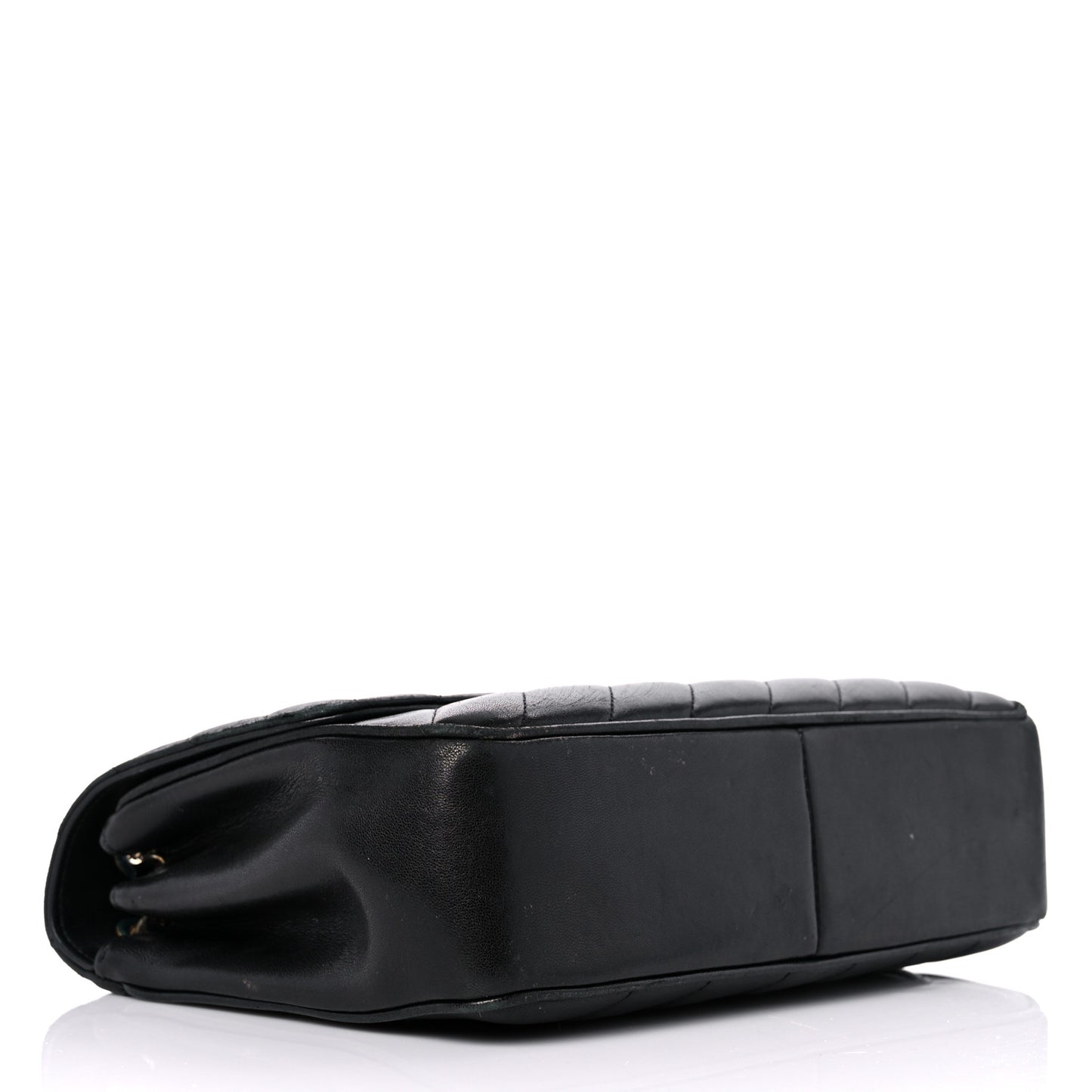 Lambskin Quilted Jumbo Coco Vintage Flap Black