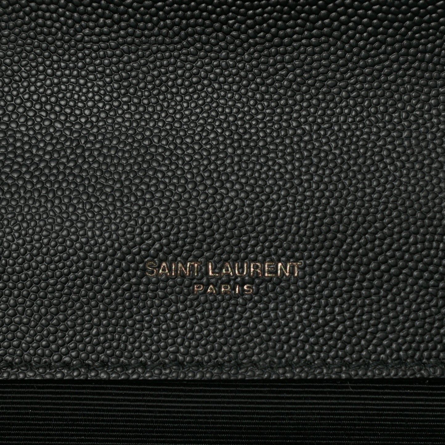 Grain De Poudre Medium Classic Monogram Kate Satchel Black