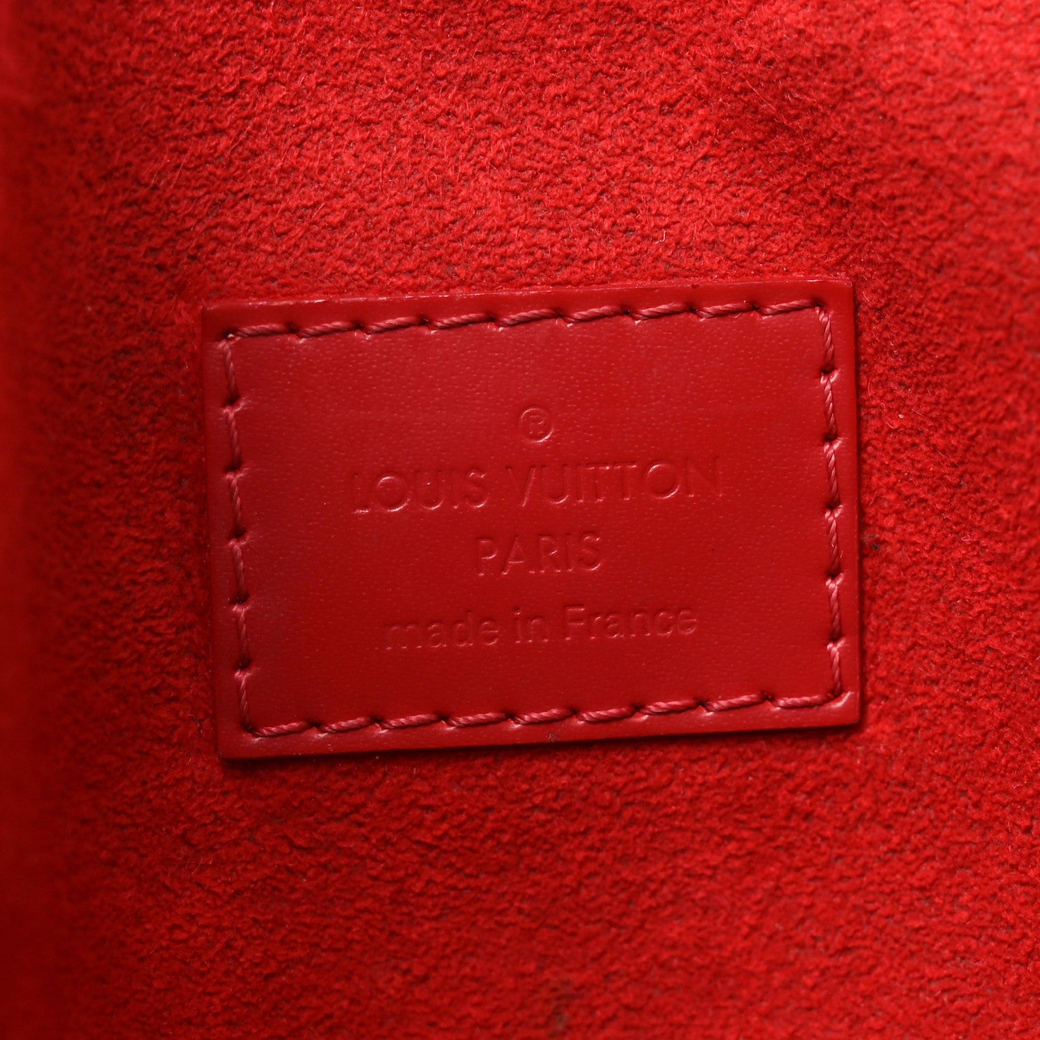 Louis Vuitton Damier Ebene Caissa Hobo Cherry 6 of 11