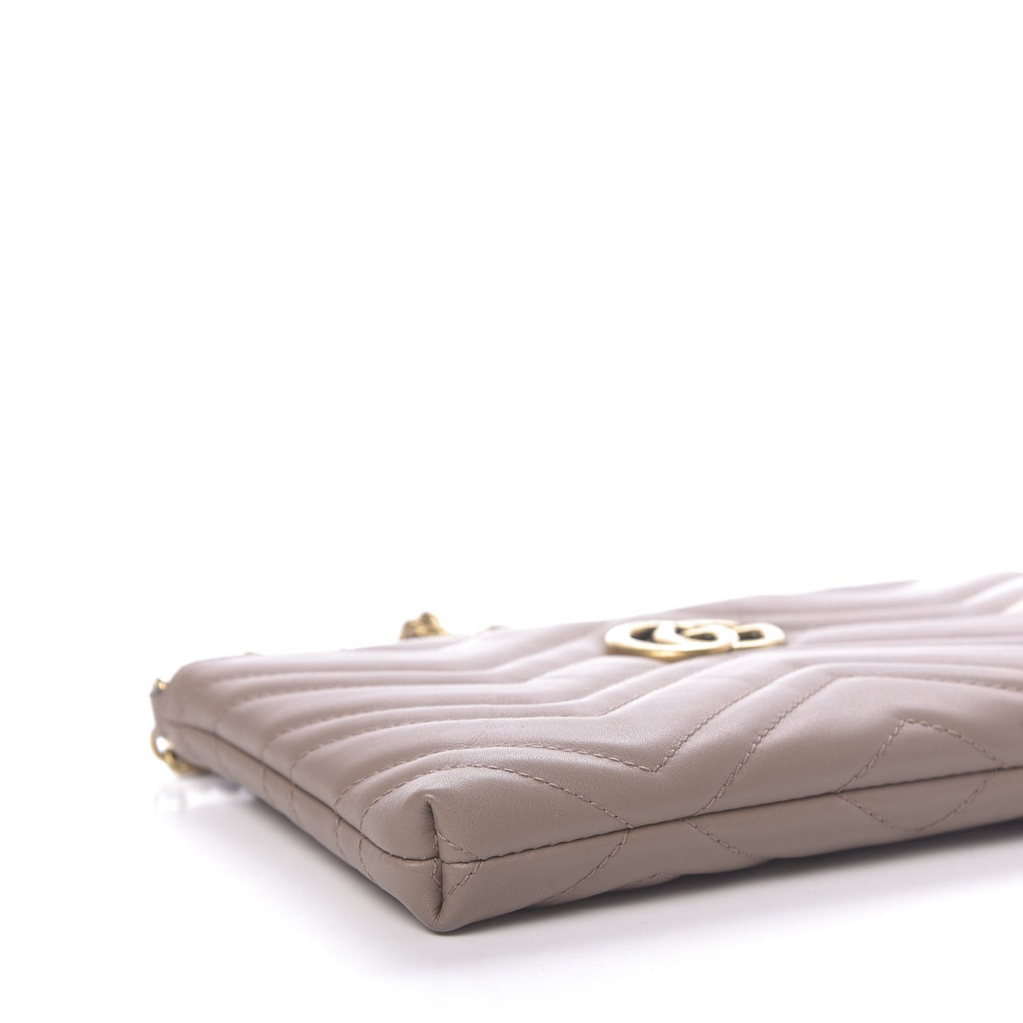 Calfskin Matelasse Mini GG Marmont Chain Bag Porcelain Rose