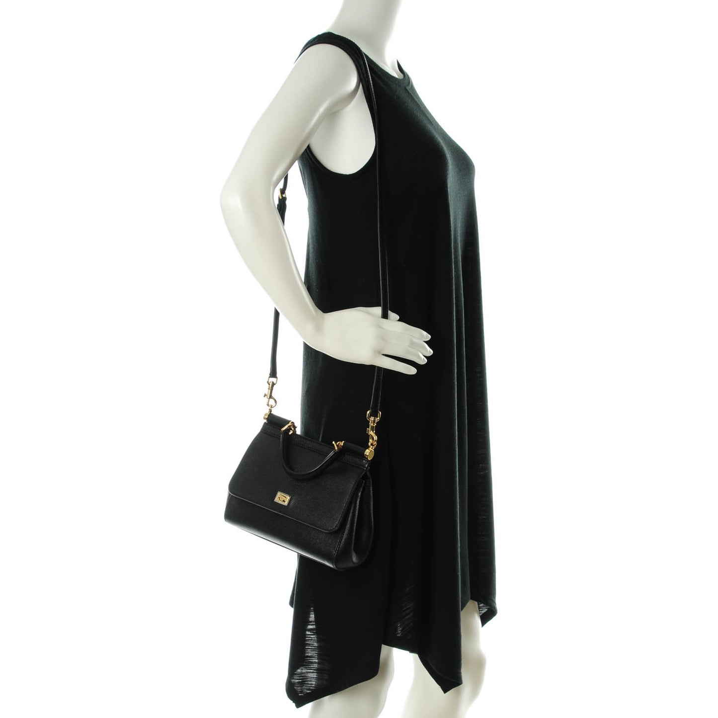 Dauphine Small Miss Sicily Satchel Black